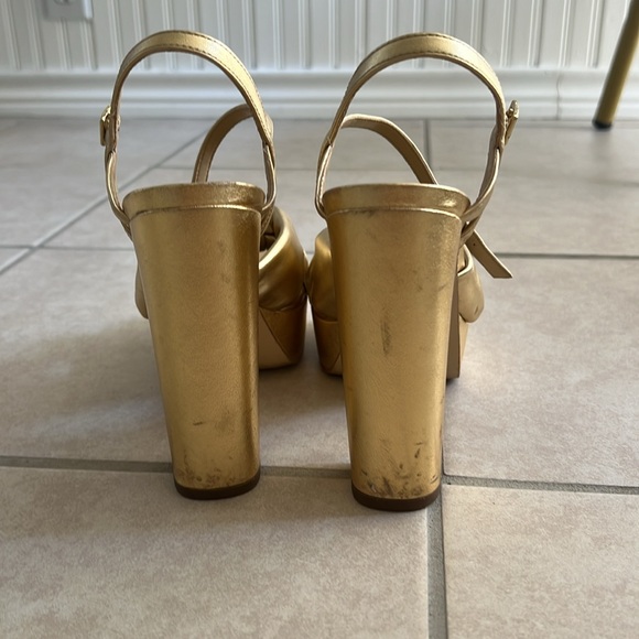 MICHAEL Michael Kors Josie Knotted Ankle Strap Platform Dress Sandals - Picture 5 of 6